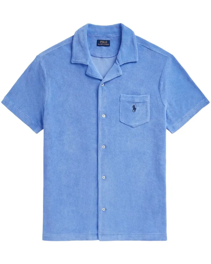 Ralph Lauren Polo Pony Hemd aus Frottee - Blau Blau