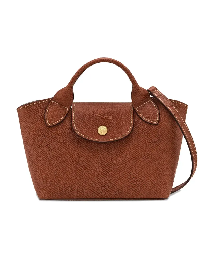 Longchamp Strukturierte Épure Mini-Tasche - Braun Braun