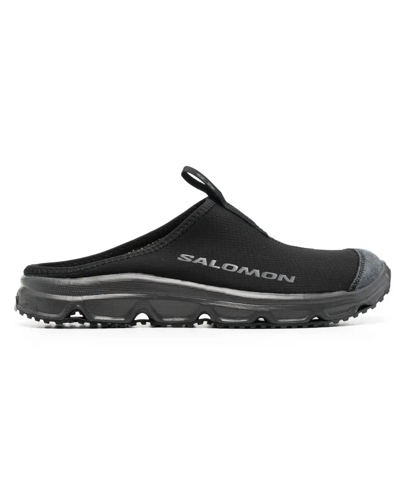 Salomon Mules mit Logo - Schwarz Schwarz