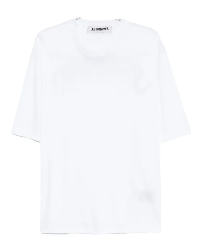 Les Hommes crew-neck T-shirt - Weiß Weiß