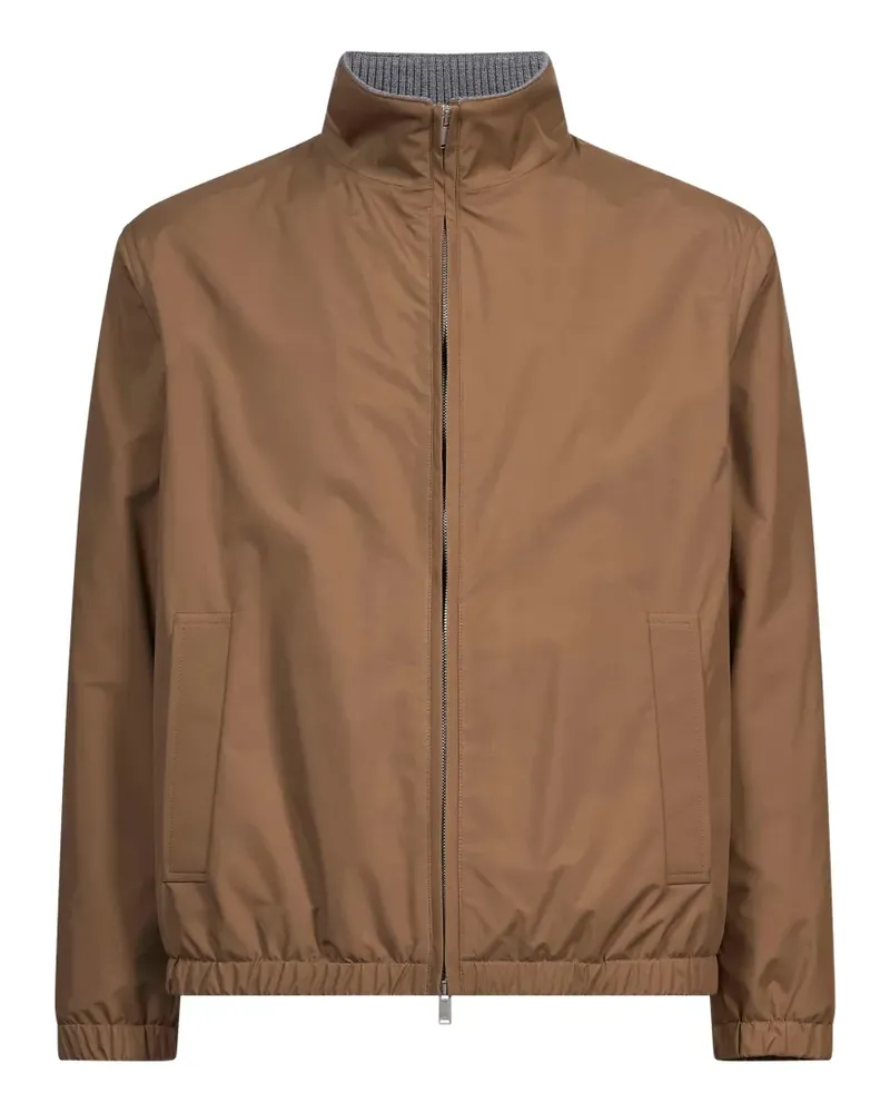 LARDINI Jacke mit Stehkragen - Braun Braun