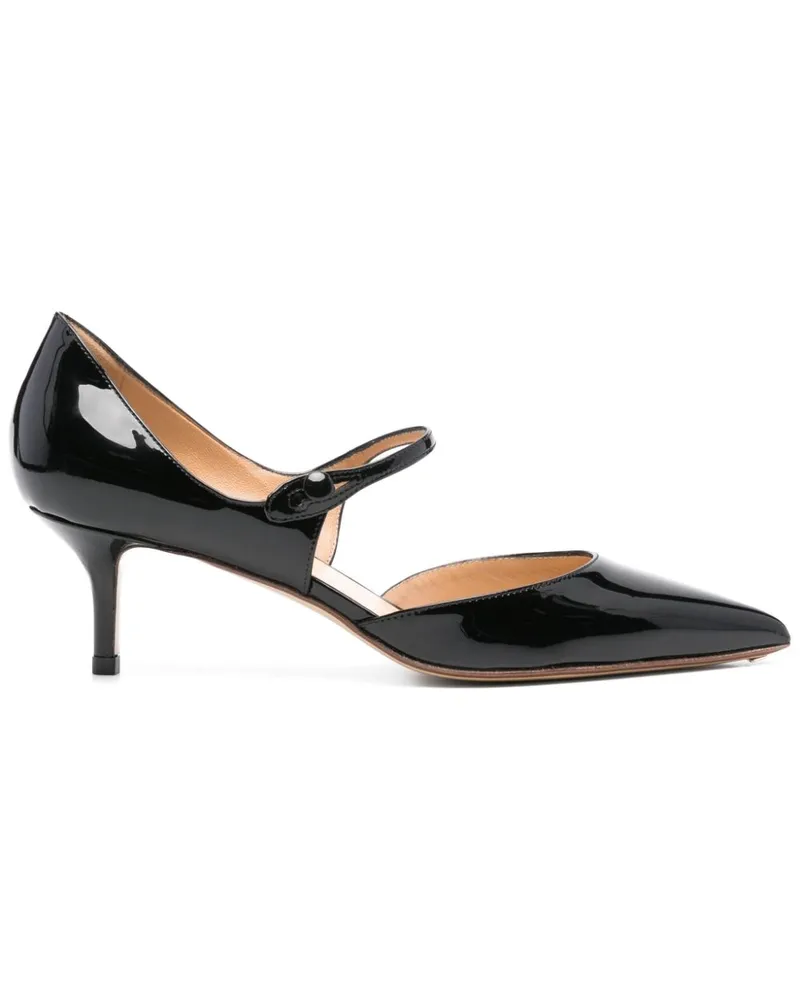 Francesco Russo Mary Janes 55mm - Schwarz Schwarz