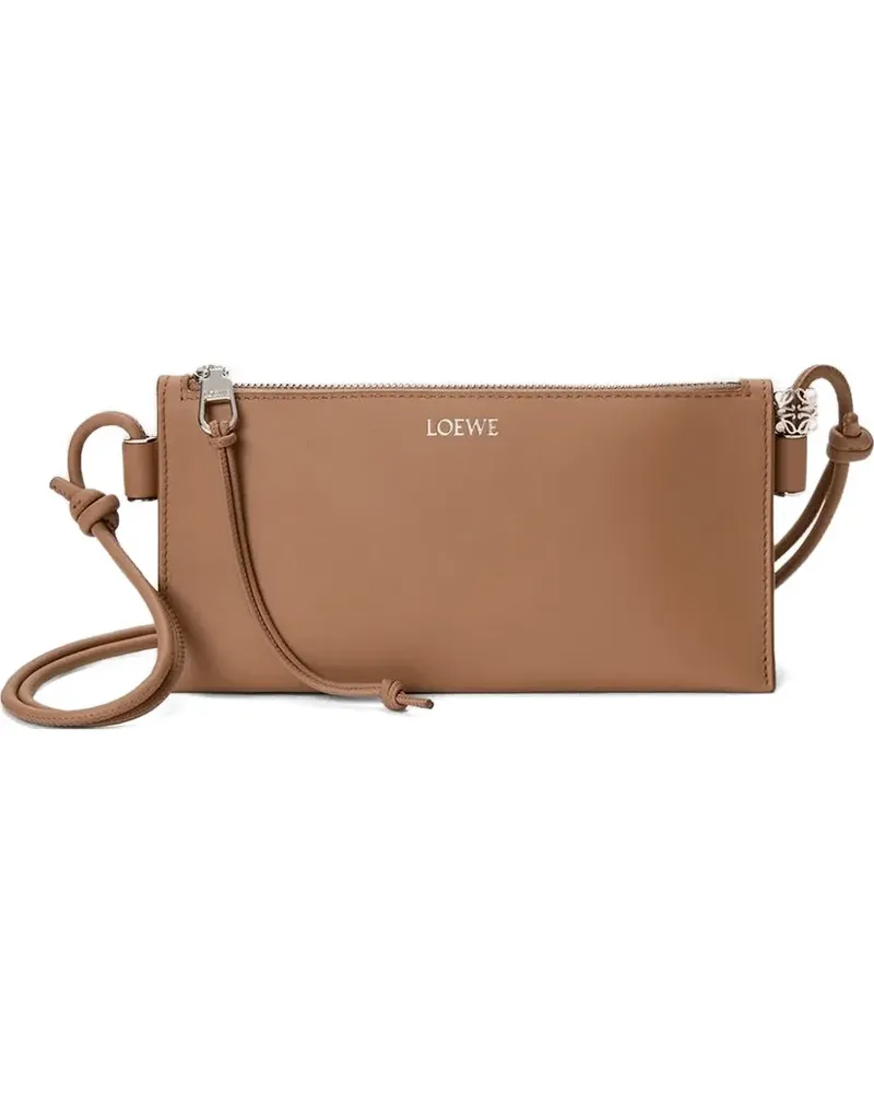 Loewe Umhängetasche mit Logo-Print - Nude Nude