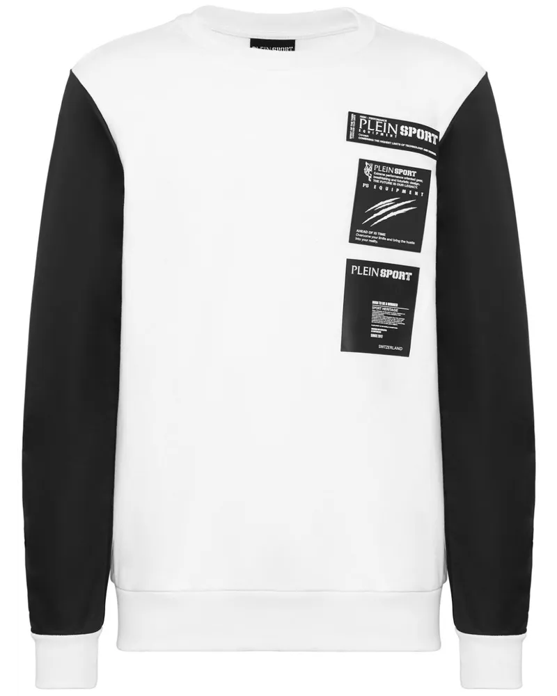 Philipp Plein Sweatshirt mit Logo-Applikation - Weiß Weiß
