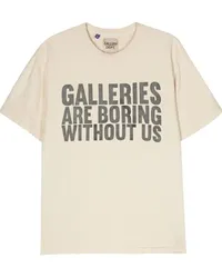 GALLERY DEPT. T-Shirt mit Slogan-Print Nude