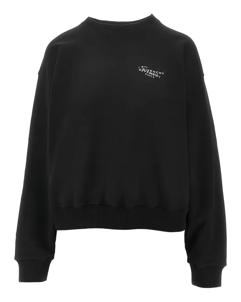 Givenchy Stamp-print crew-neck sweatshirt - Schwarz Schwarz