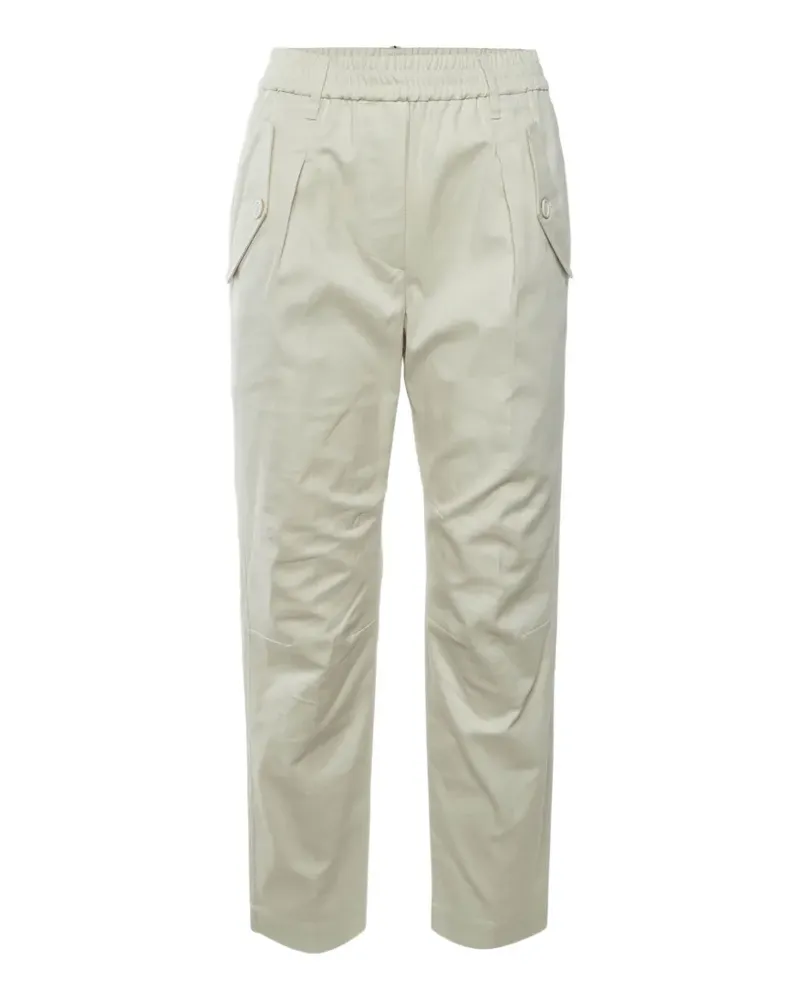 Brunello Cucinelli Bundfaltenhose mit Monoli-Detail - Nude Nude