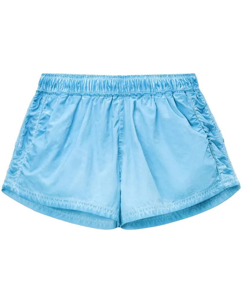 Alexander Wang Geraffte Shorts - Blau Blau