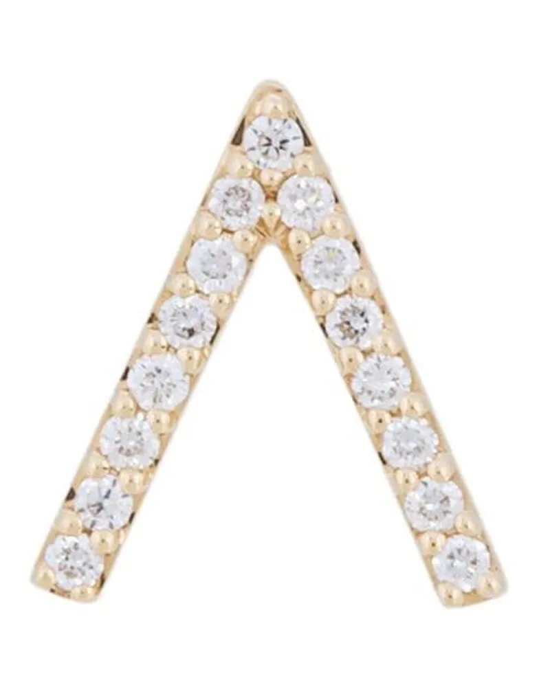 Alinka 18kt ' ID' Gelbgoldohrstecker - Metallic Metallic
