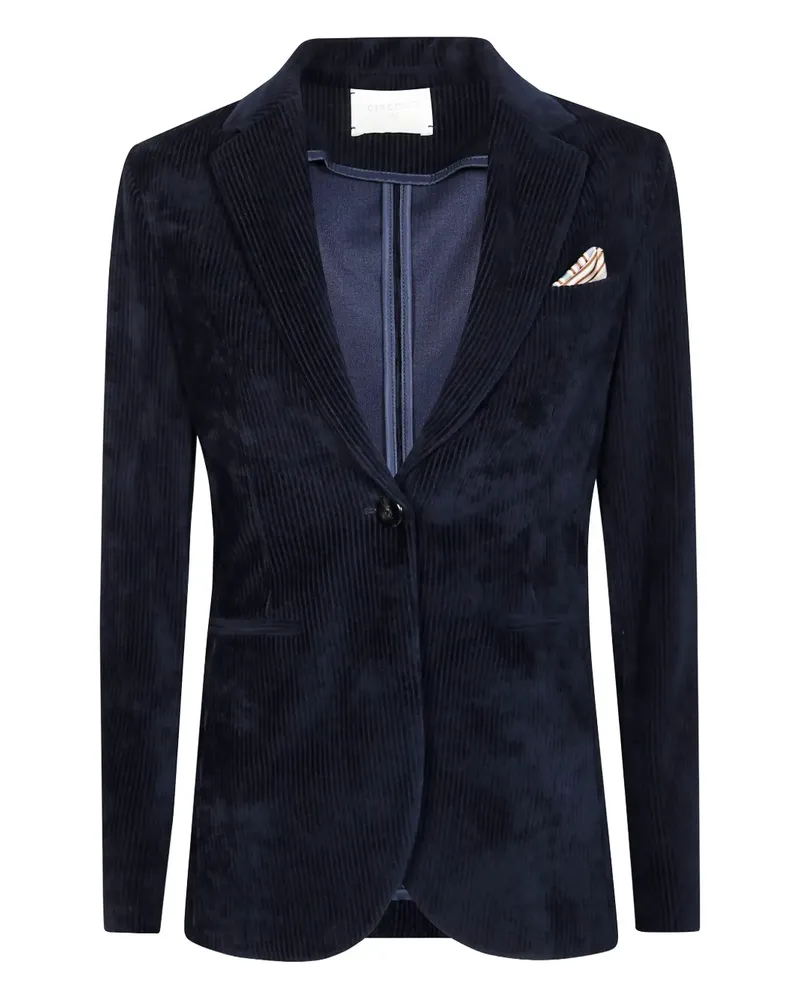 CIRCOLO 1901 corduroy velvet blazer - Blau Blau