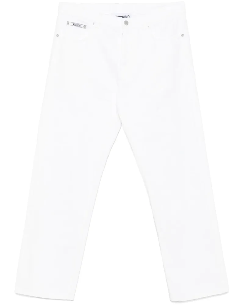 Moschino Jeans mit geradem Bein - Weiß Weiß