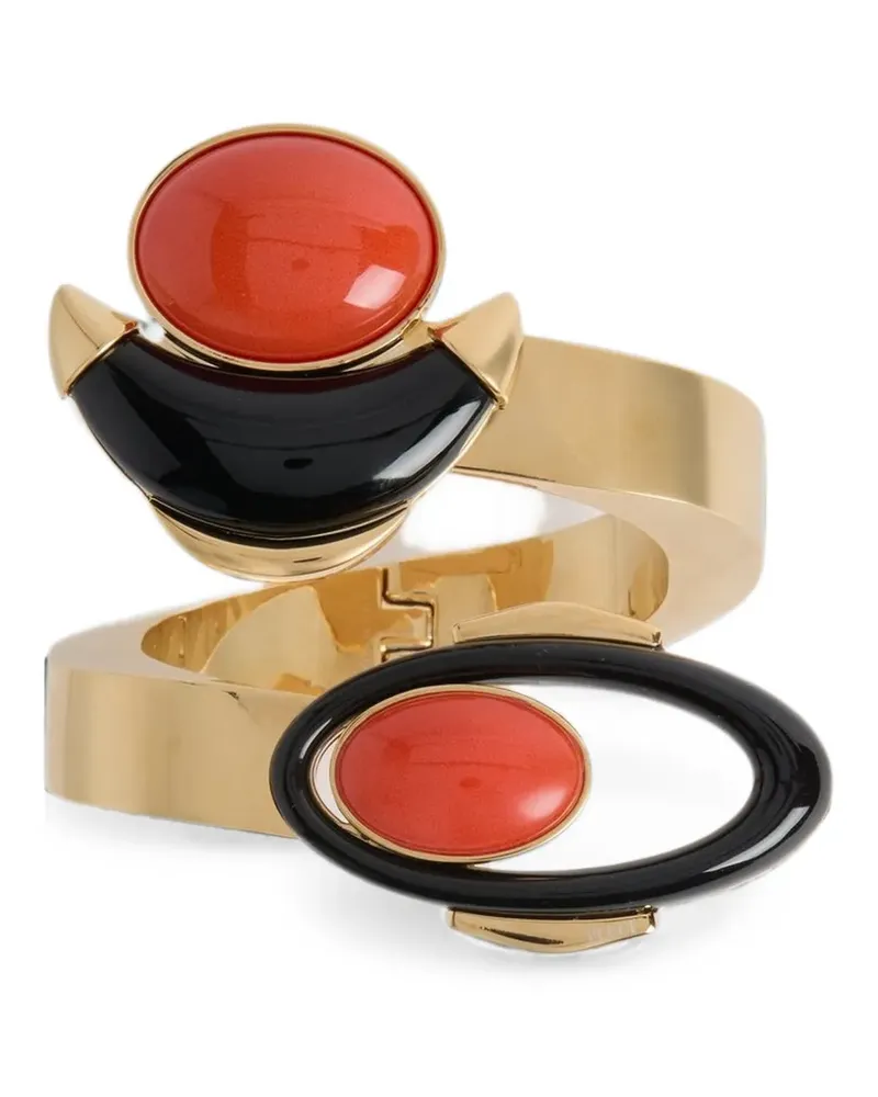 Emilio Pucci L'alba wrap-around bracelet - Gold Gold