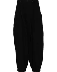 SONGZIO Cropped-Ballonhose Schwarz