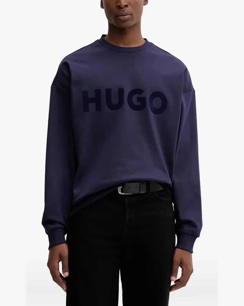 HUGO BOSS crew-neck sweater - Blau Blau
