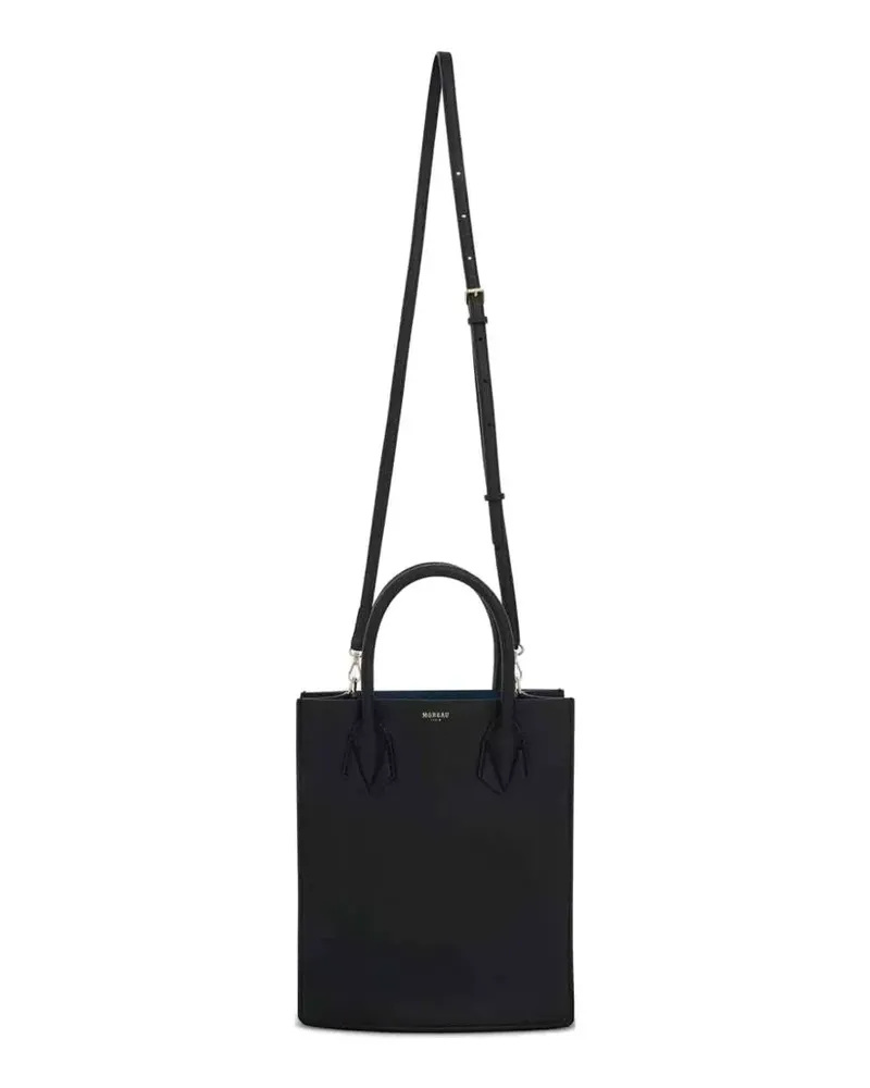 Moreau Paris Suite JR leather tote bag - Schwarz Schwarz