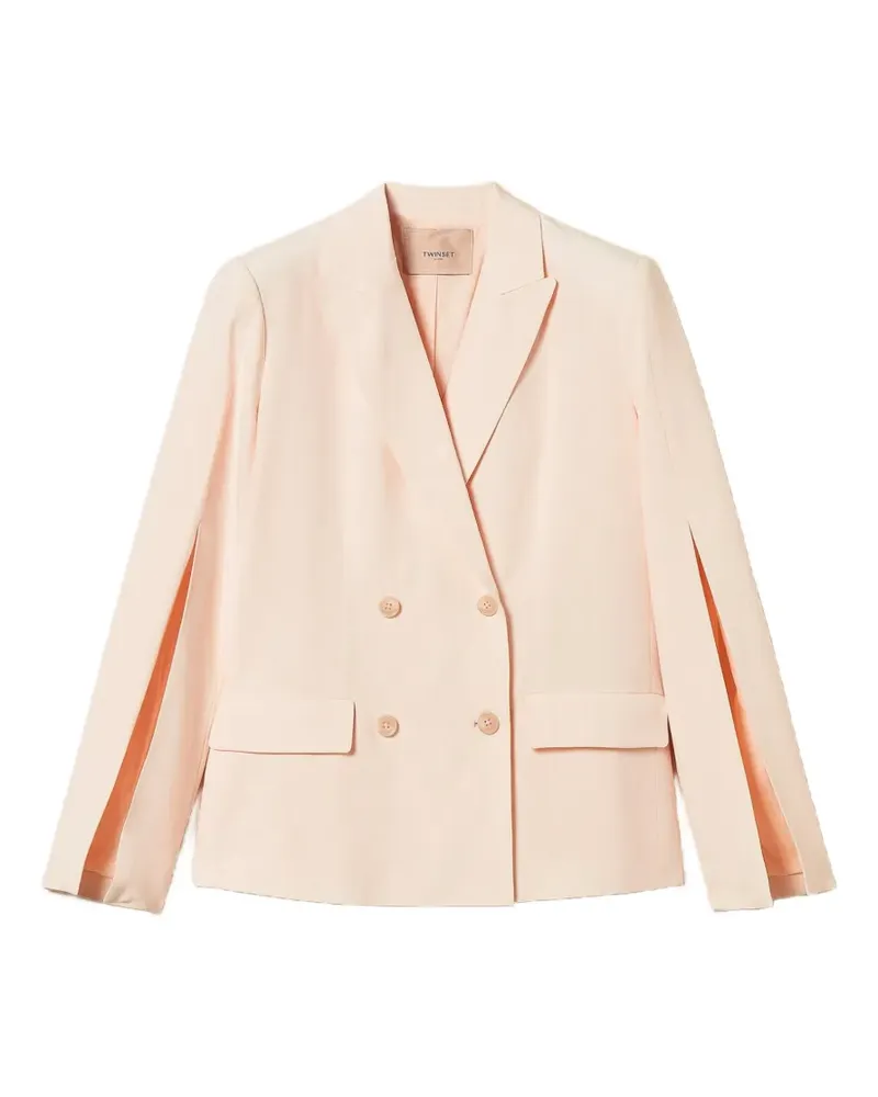 Twin-Set double-breasted blazer - Rosa Rosa