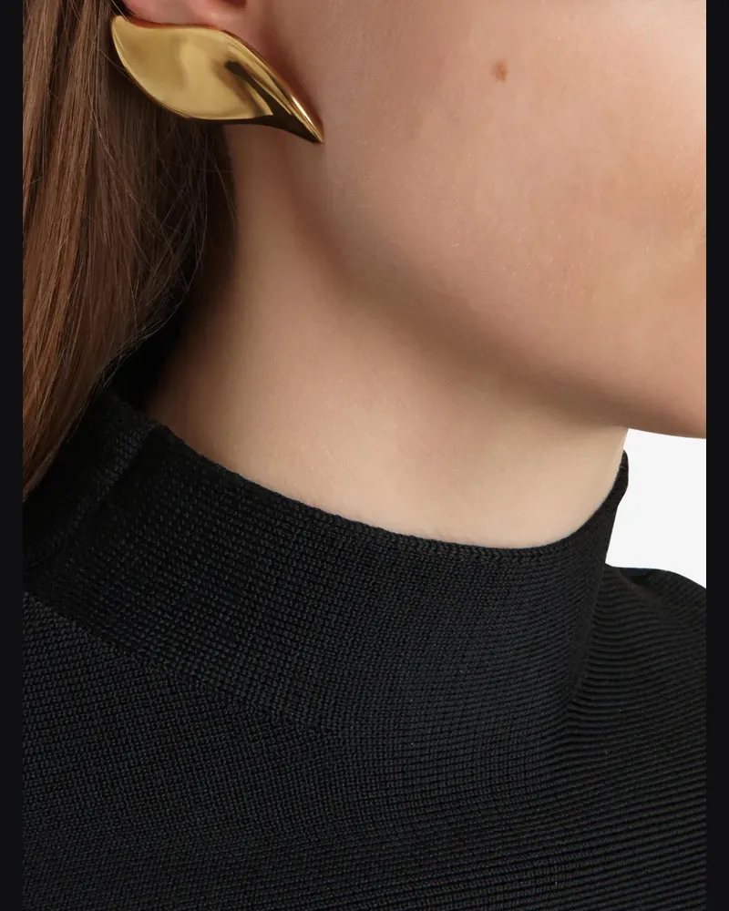 KHAITE Klassische Ohrclips - Gold Gold