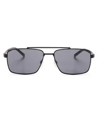 Tommy Hilfiger Sonnenbrille mit eckigem Gestell Schwarz