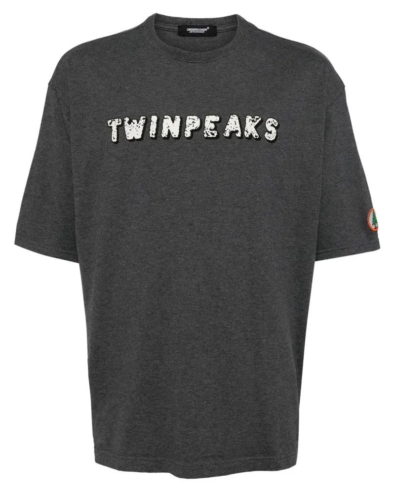 Undercover T-Shirt mit Slogan-Print - Grau Grau