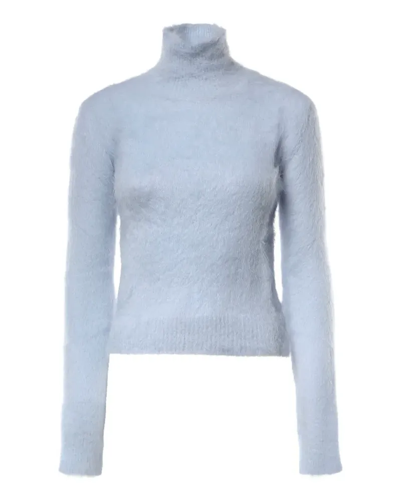 Dondup brushed-effect roll-neck sweater - Blau Blau