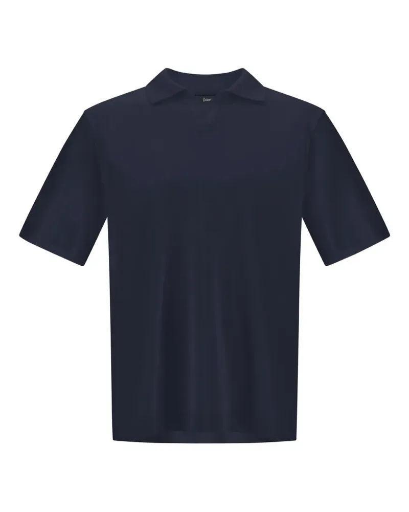 Herno Klassisches T-Shirt - Blau Blau
