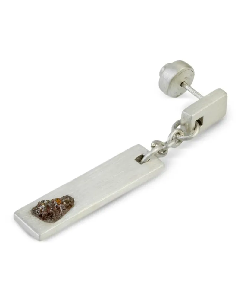 Parts Of Four Ohrring mit Schildanhänger - Silber Silber