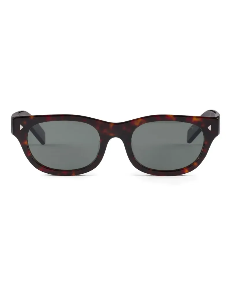 Prada oval-frame sunglasses - Braun Braun