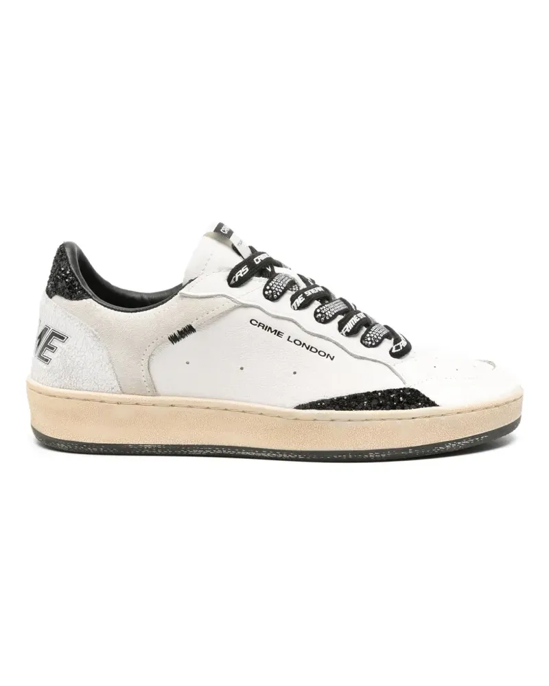 Crime Chelsea Sneakers mit Glitter-Detail - Weiß Weiß