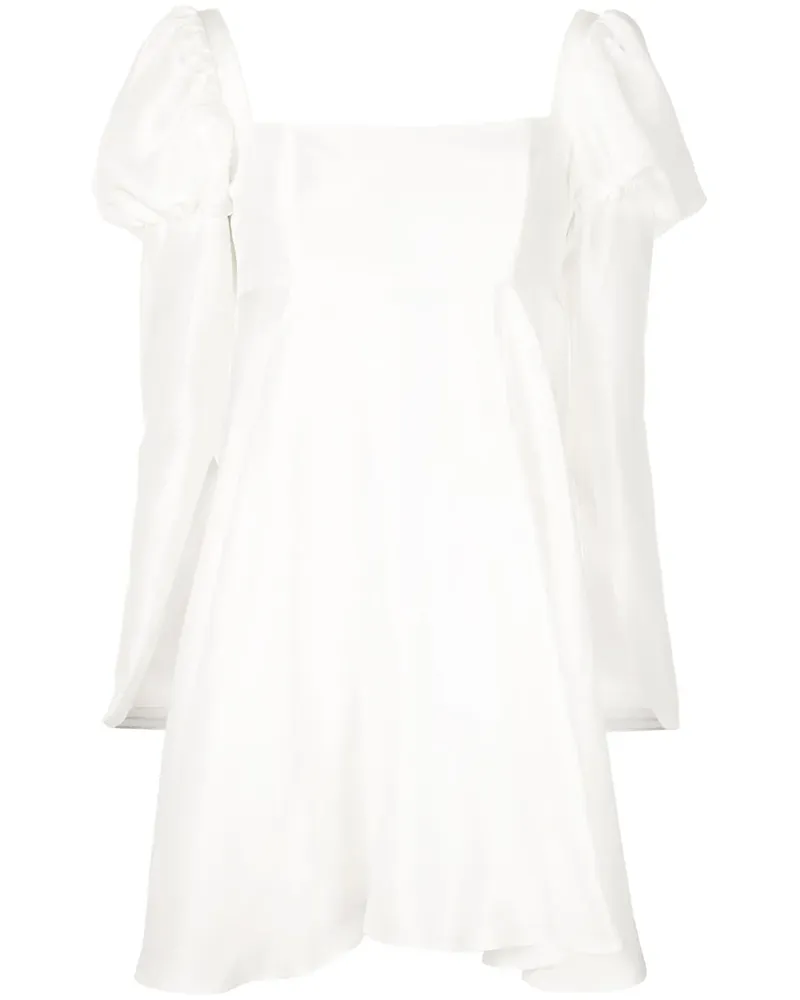 macgraw Kleid mit Puffärmeln - Weiß Weiß
