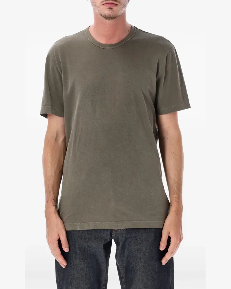 James Perse T-Shirt mit Rundhalsausschnitt - Grün Grün