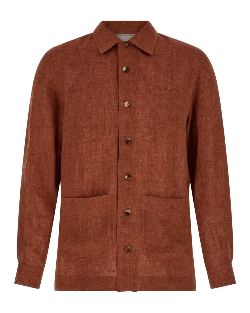 Brunello Cucinelli linen shirt - Rot Rot