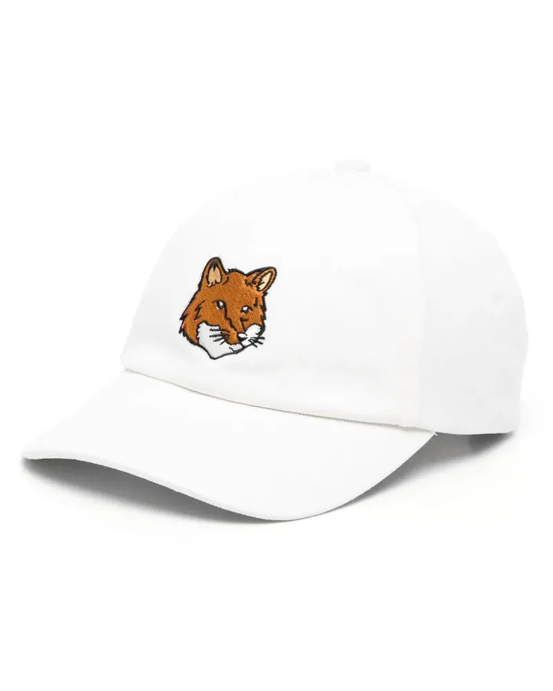 Kitsuné Klassische Baseballkappe - Weiß Weiß