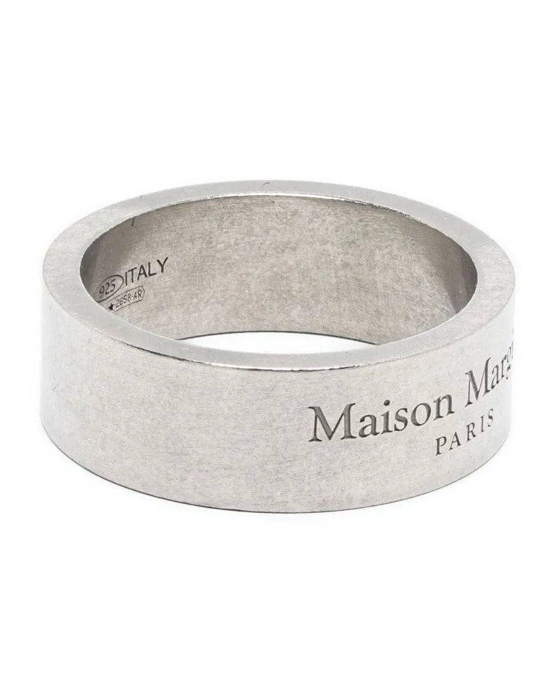 Maison Margiela Ring mit Logo-Gravur - Silber Silber