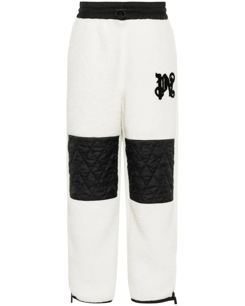 Palm Angels Cozy Skihose mit Monogramm - Weiß Weiß