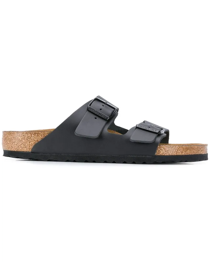 Birkenstock Arizona' Pantoletten - Schwarz Schwarz