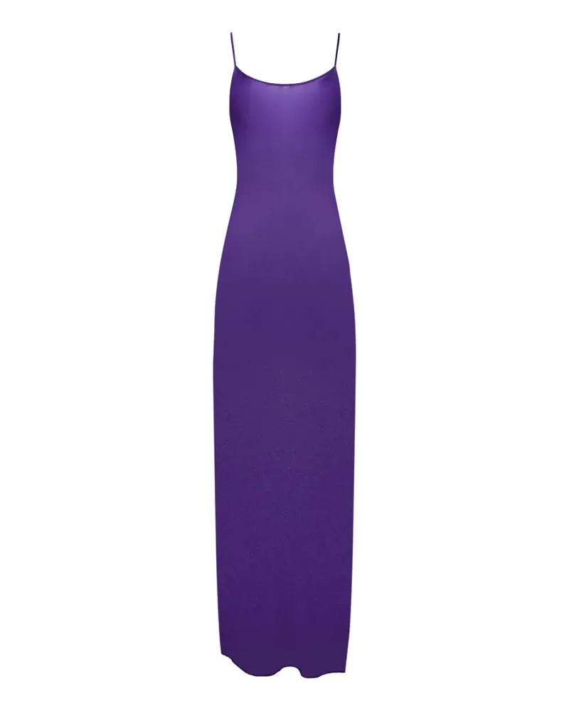 Maison Close Rückenfreies Fever Maxikleid - Violett Violett