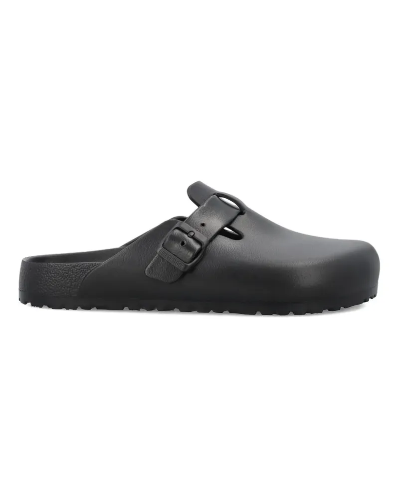 Birkenstock Boston Mules mit Schnallenriemen - Schwarz Schwarz