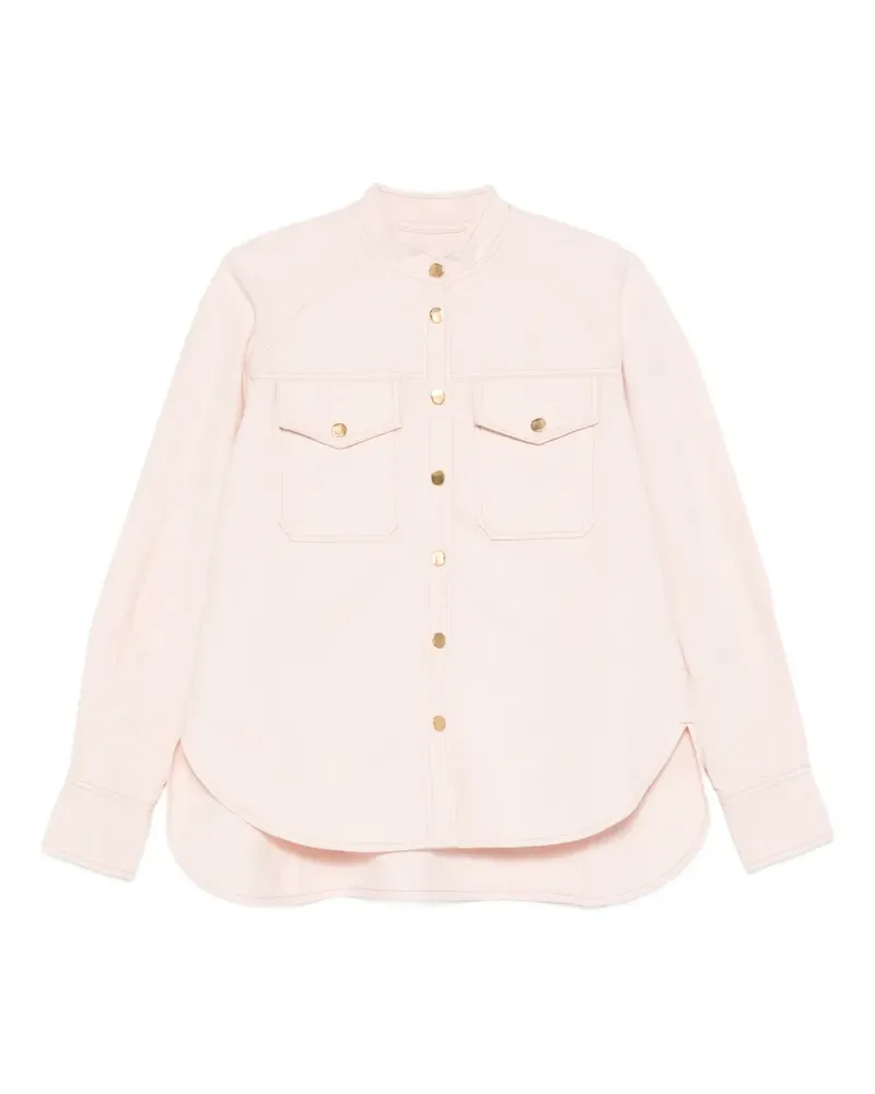 forte_forte Klassisches Jeanshemd - Rosa Rosa