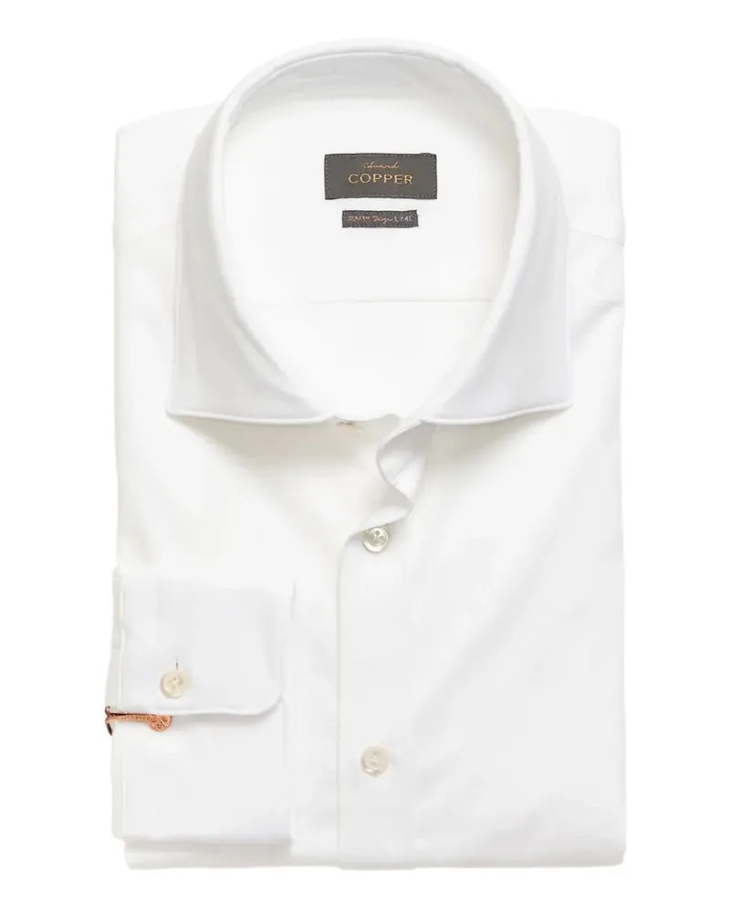 Edward Copper Tyler slim-fit shirt - Weiß Weiß