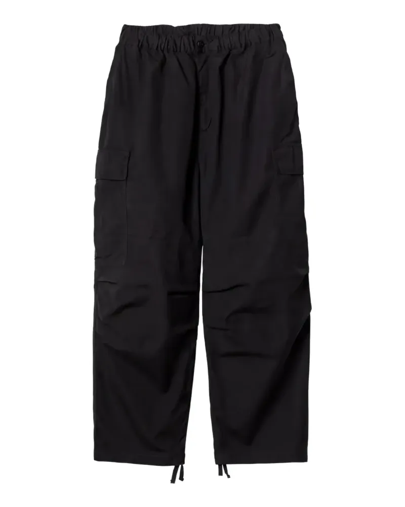 Carhartt WIP elasticated-waist straight trousers - Schwarz Schwarz