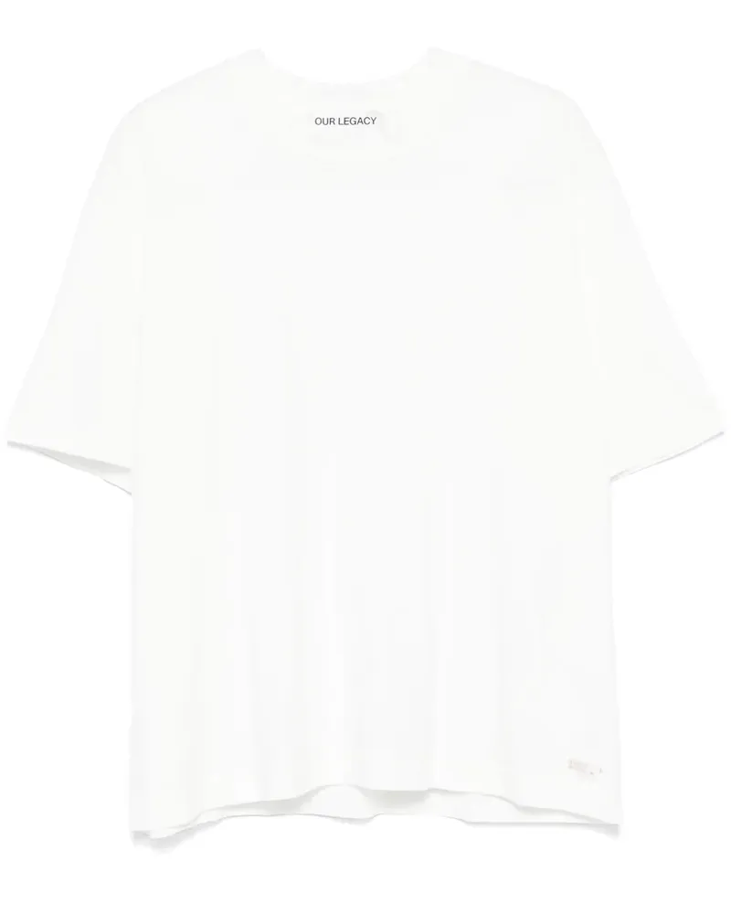 Our Legacy Big T-Shirt - Weiß Weiß