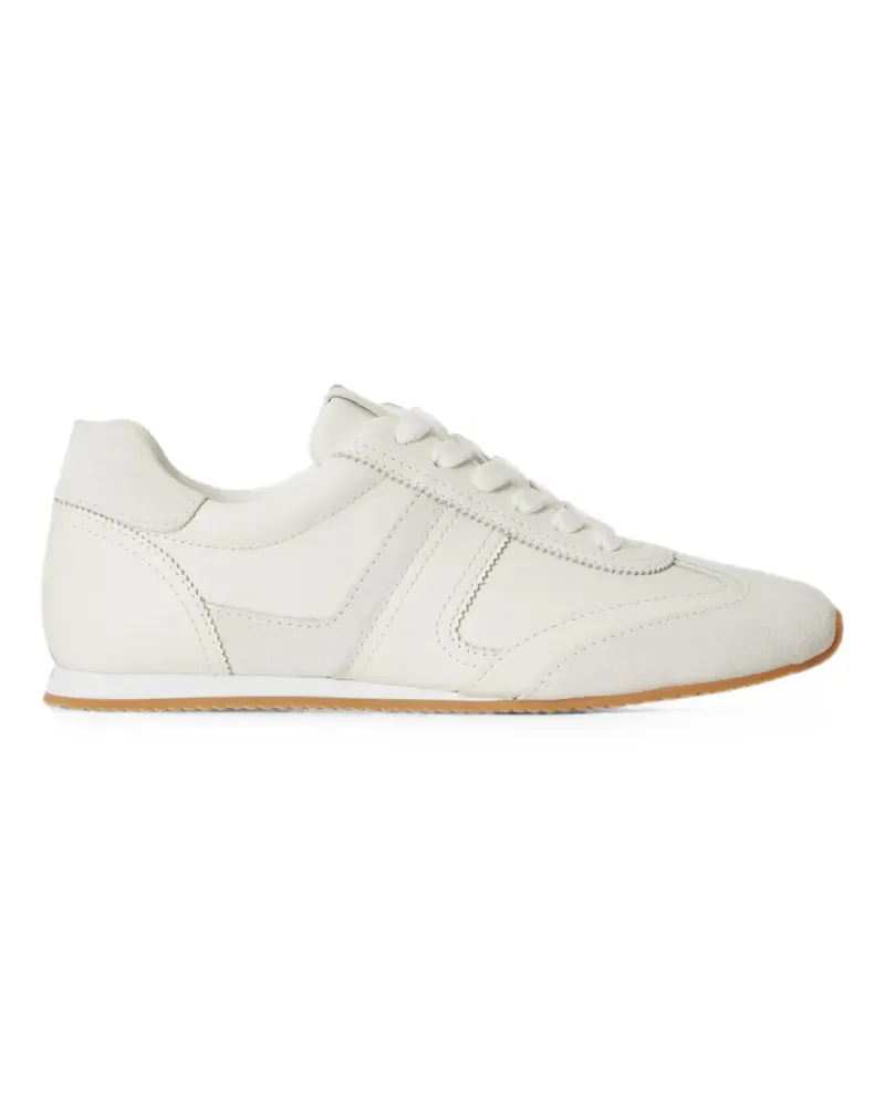 Ralph Lauren lace-up leather sneakers - Weiß Weiß