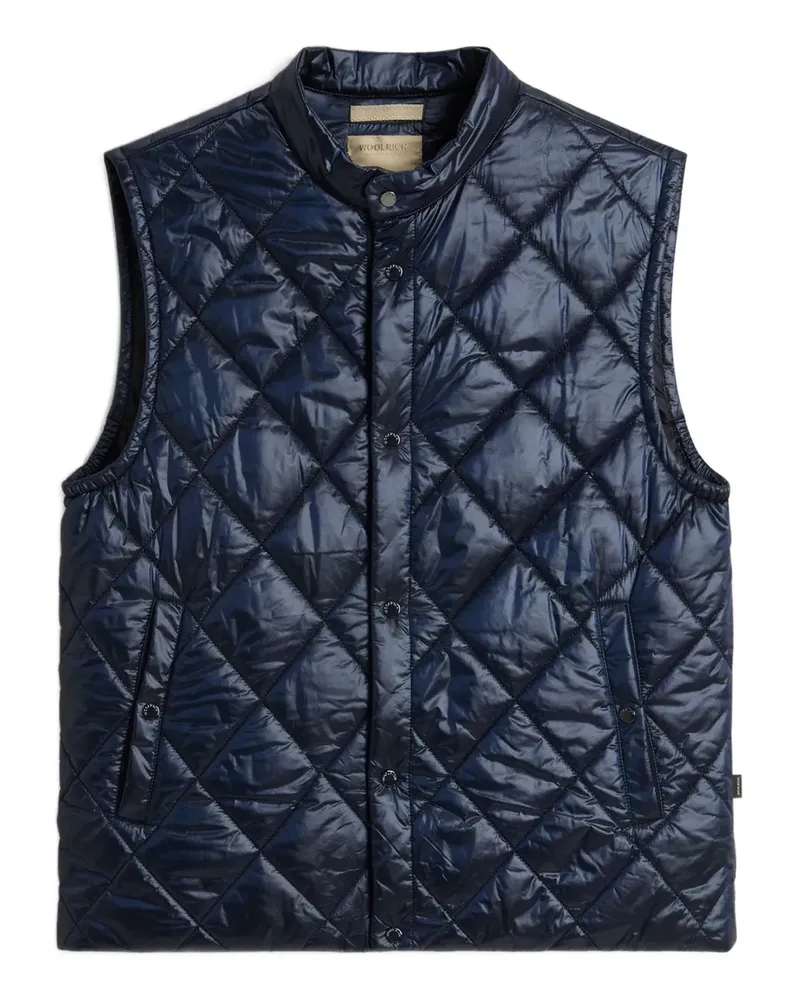 Woolrich Top mit Rautensteppung - Blau Blau