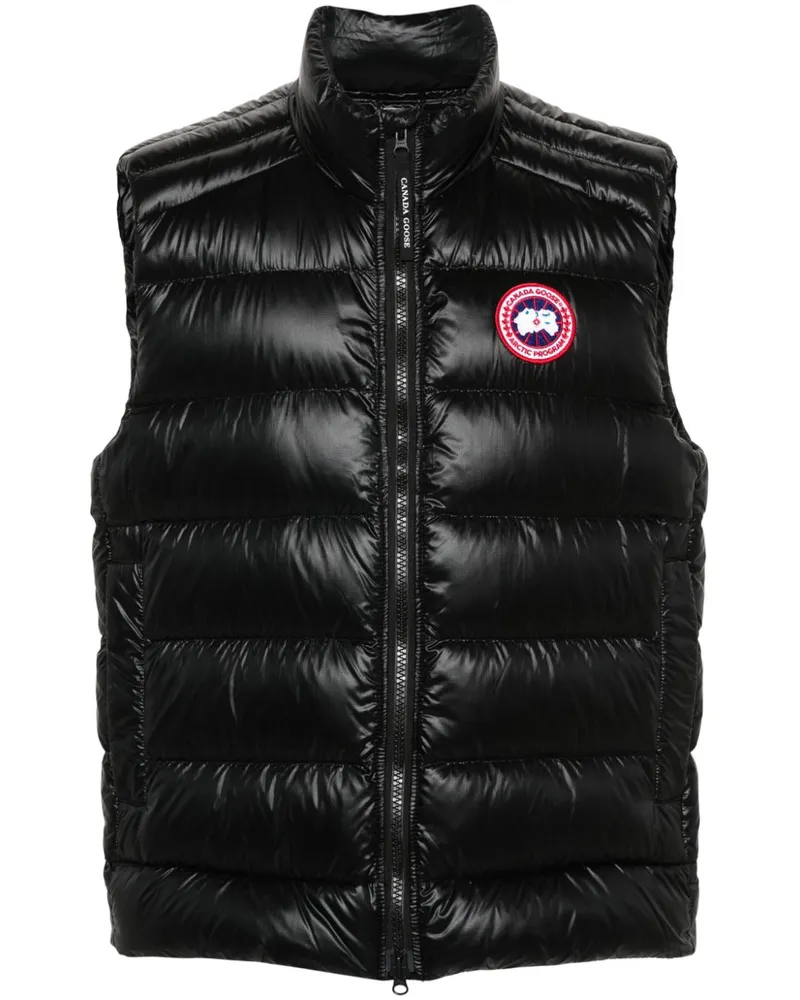 Canada Goose Gefütterte Crofton Weste - Schwarz Schwarz