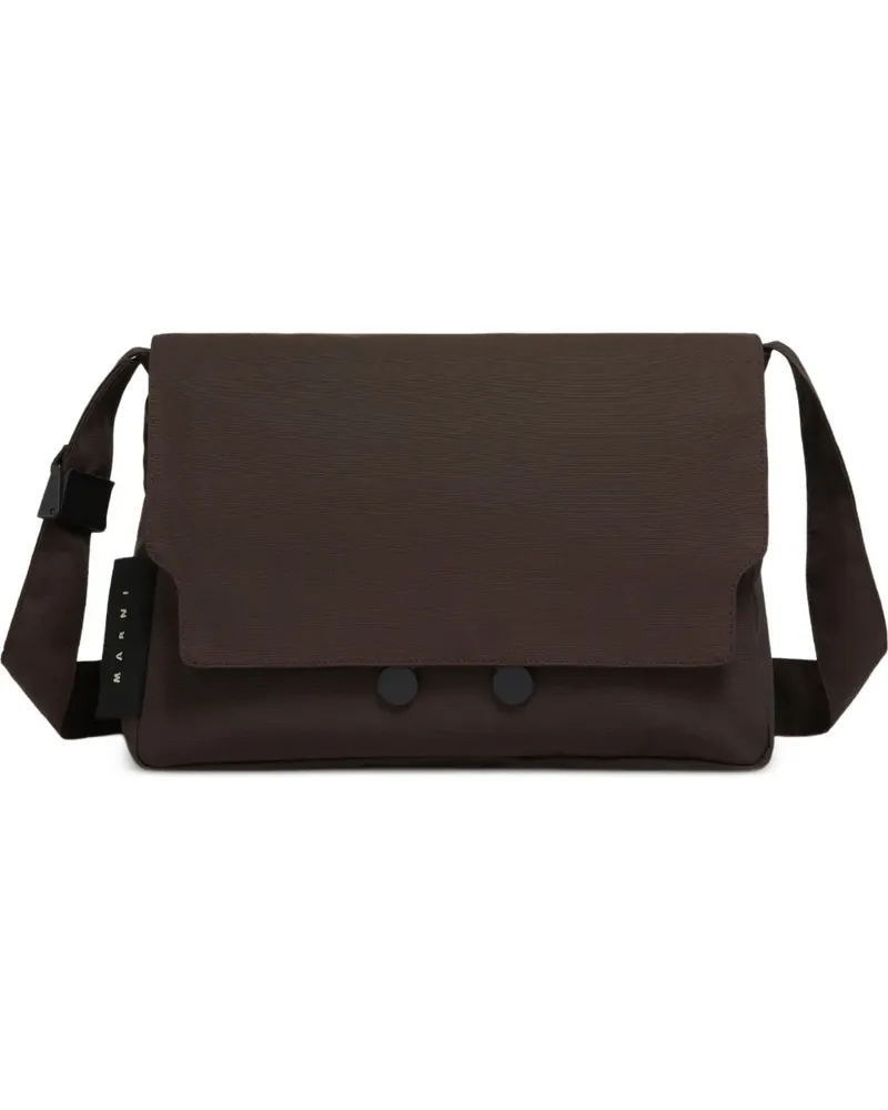 Marni Cityscape Kuriertasche - Braun Braun