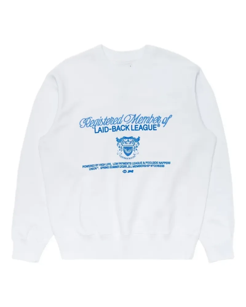Edwin Jeans graphic-print sweatshirt - Weiß Weiß