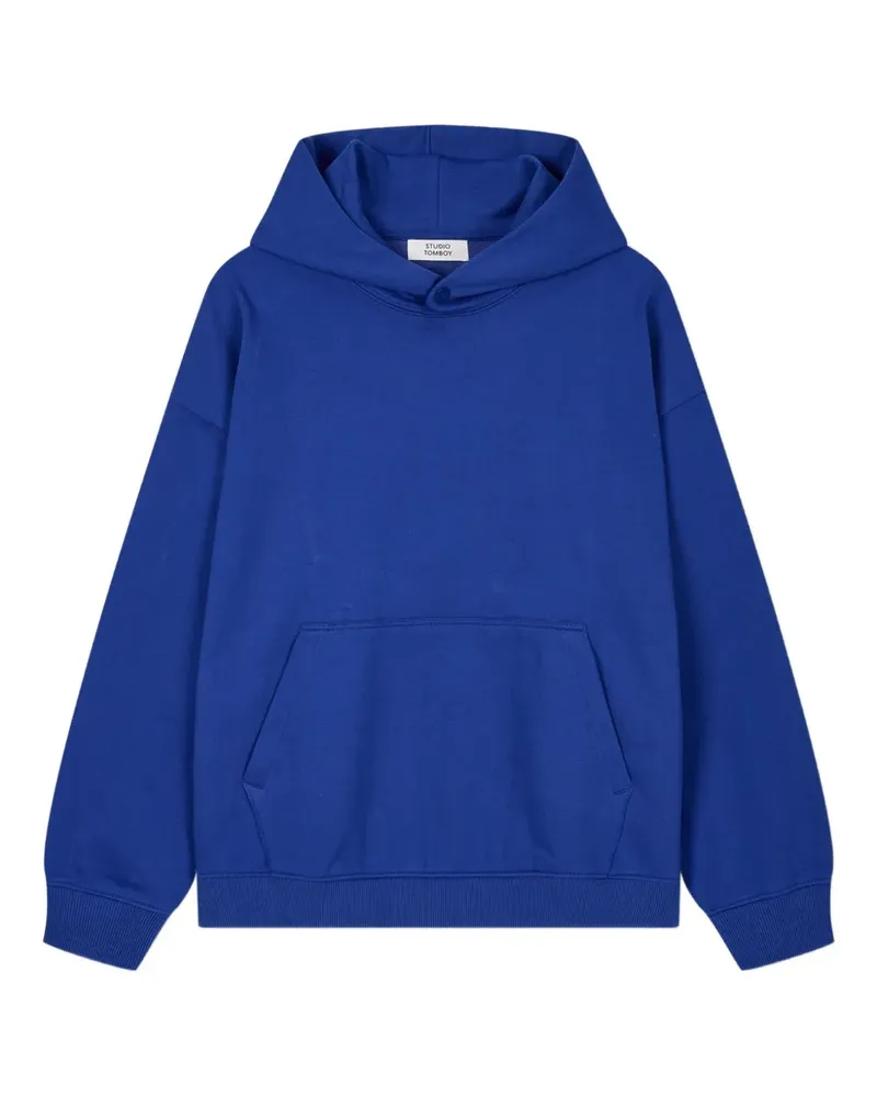 STUDIO TOMBOY hooded pouch-pocket hoodie - Blau Blau