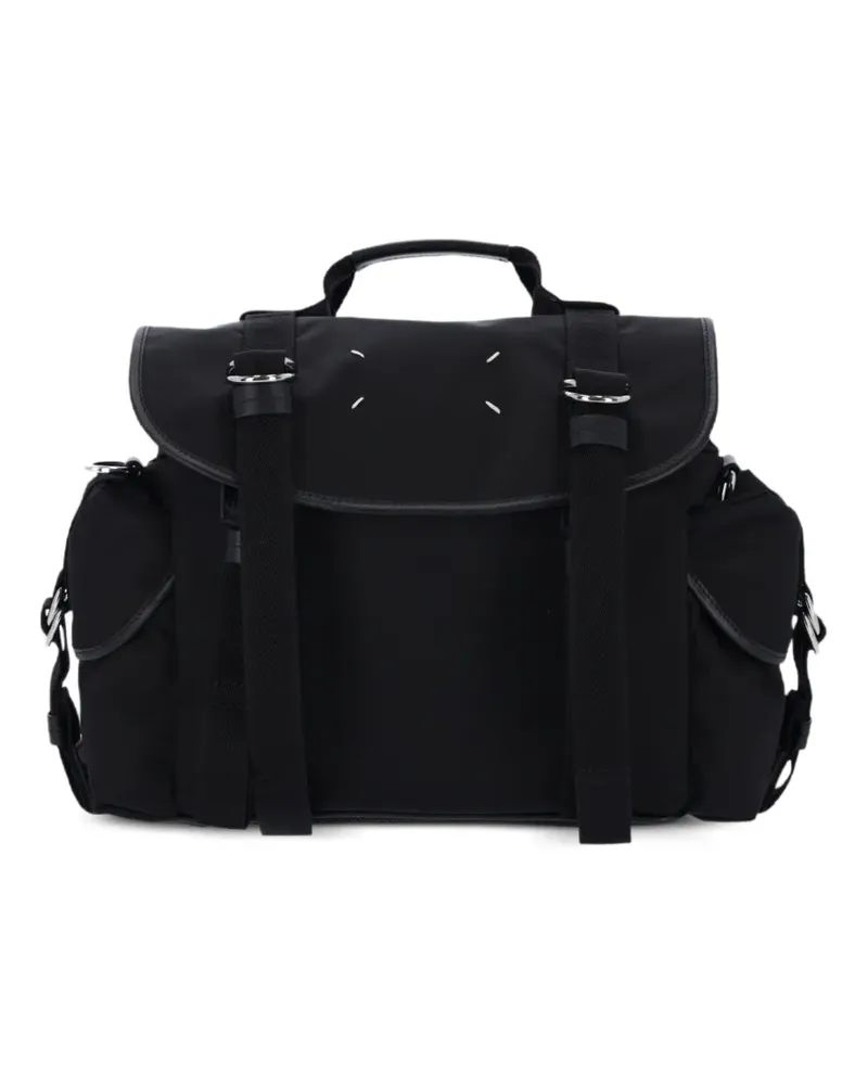 Maison Margiela Kleine Kuriertasche - Schwarz Schwarz