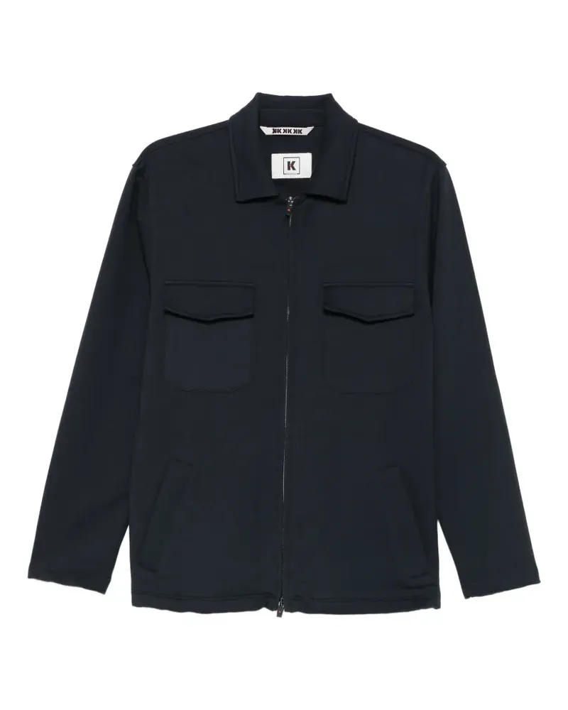 KIRED pocket zip jacket - Blau Blau