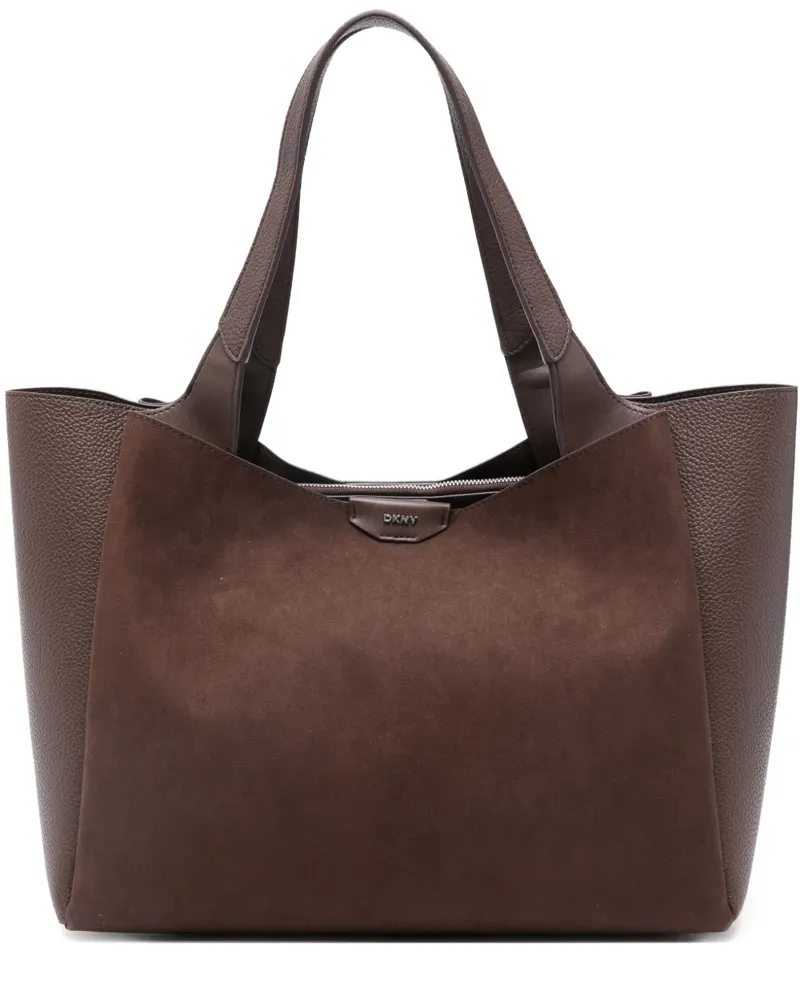 DKNY Shopper mit Logo - Braun Braun